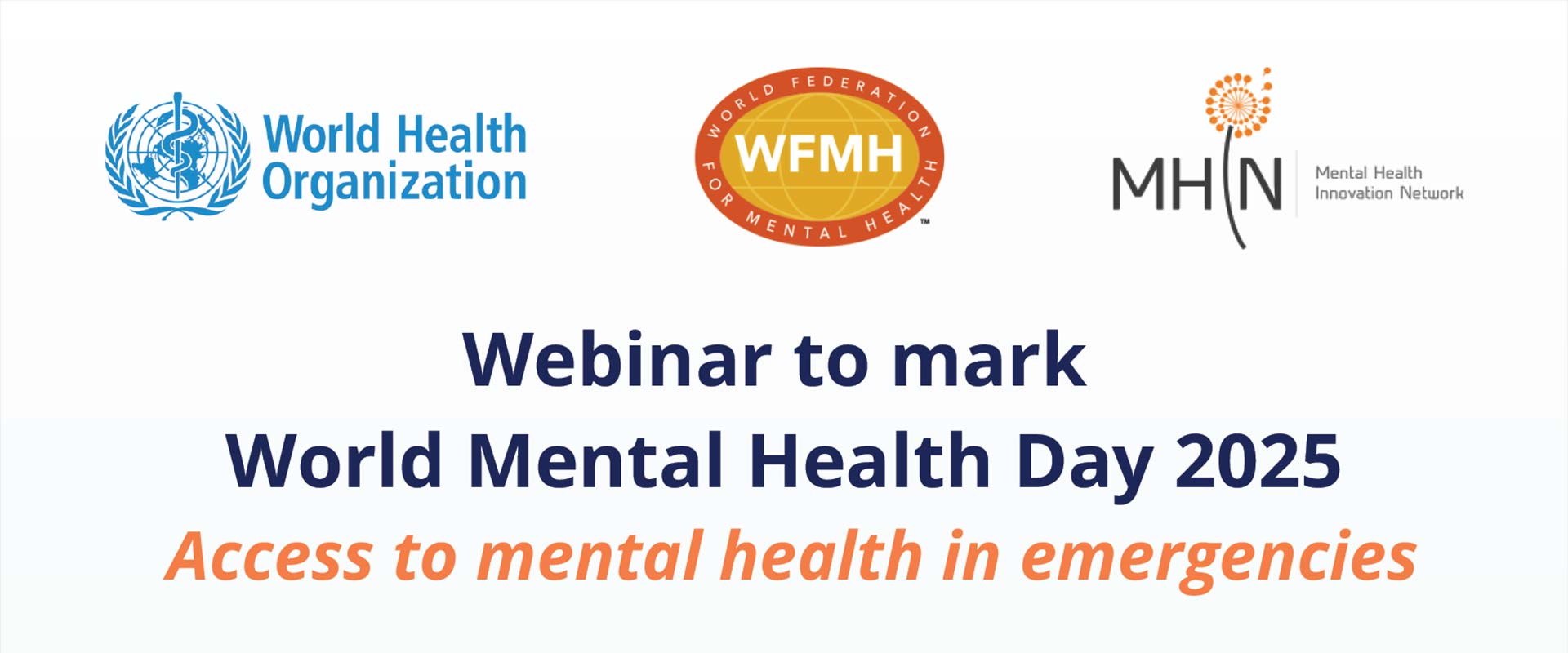 Webinar to mark World Mental Health Day 2025