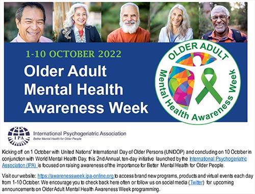 Older Adult Mental Health Awareness Week
