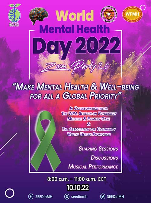 World Mental Health Day Zoom Party 2.0